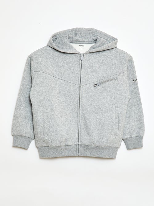 Sweat à capuche en molleton - Kiabi