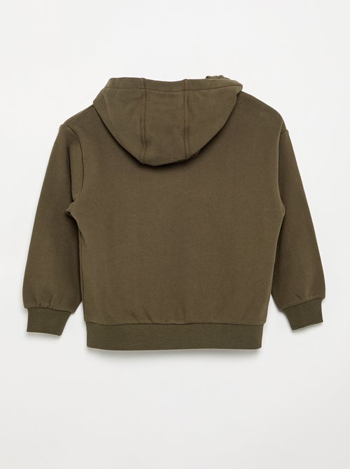 Sweat à capuche et poche kangourou - Kiabi