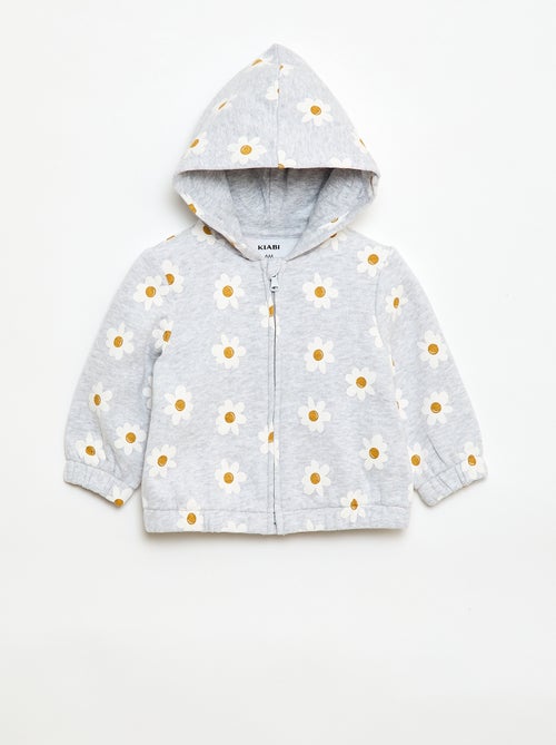 Sweat à capuche imprimé - Kiabi