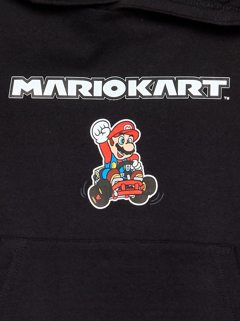 Sweat à capuche 'Mario' 'Nintendo' Noir - Kiabi