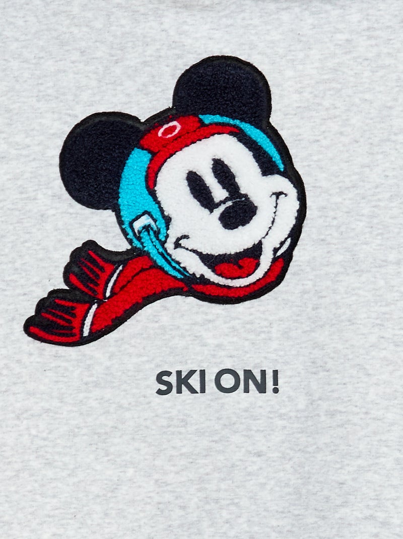 Sweat à capuche 'Mickey' de 'Disney' Gris - Kiabi