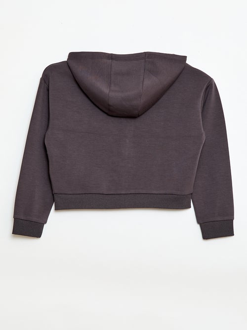 Sweat à capuche toucher doux - Kiabi