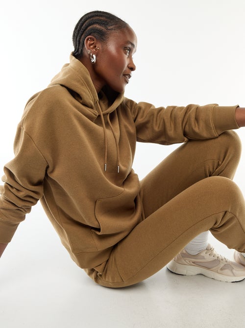 Sweat à capuche uni - Kiabi