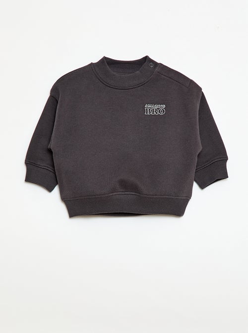 Sweat à col rond brother and sister - Kiabi