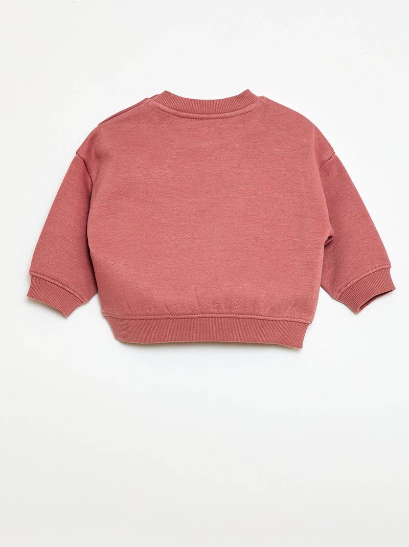 Sweat à col rond Brother & Sister Rose - Kiabi