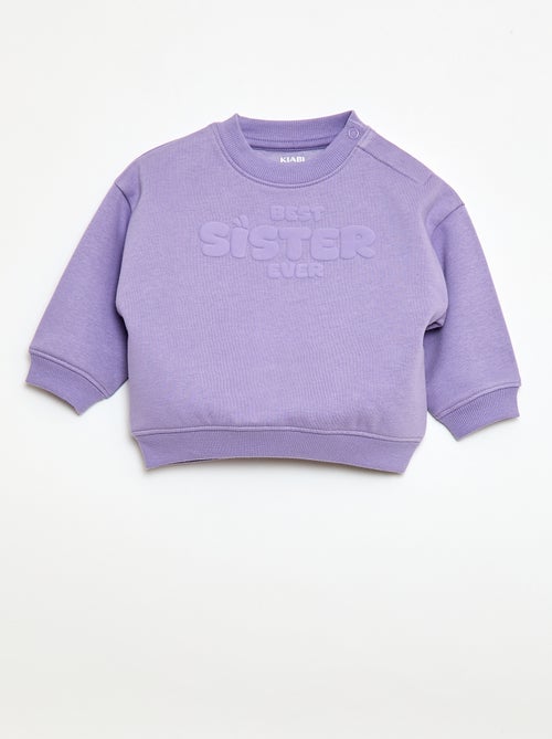 Sweat à col rond Brother & Sister - Kiabi