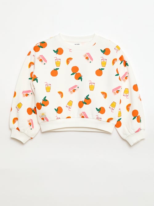 Sweat à col rond imprimé - Grafik Edition - Kiabi
