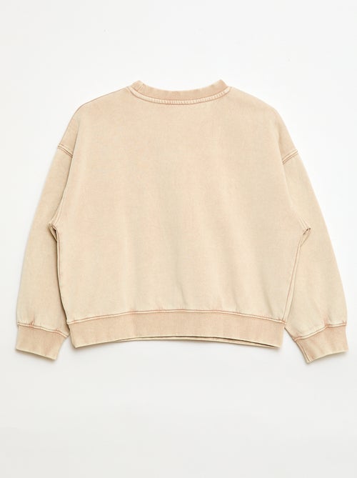 Sweat à col rond imprimé - Kiabi