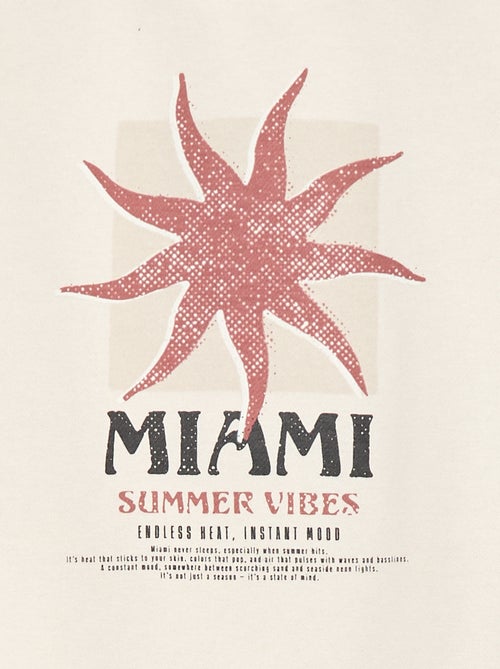 Sweat à col rond imprimé - Kiabi