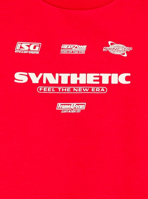 Sweat à col rond imprimé - Kiabi