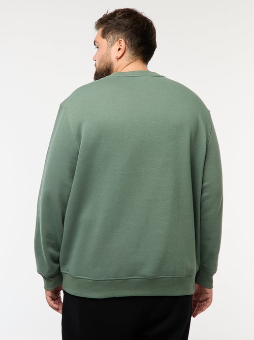 Sweat à col rond uni - Kiabi