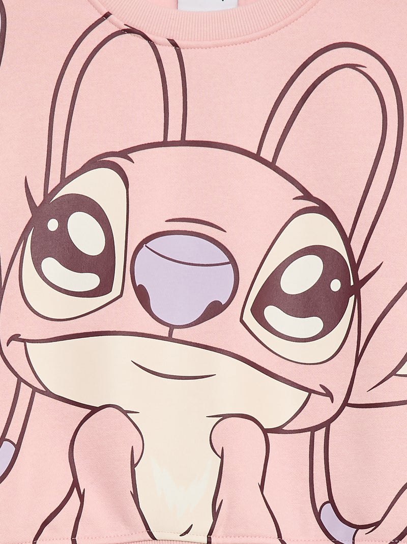 Sweat 'Angel 'Disney' Rose - Kiabi