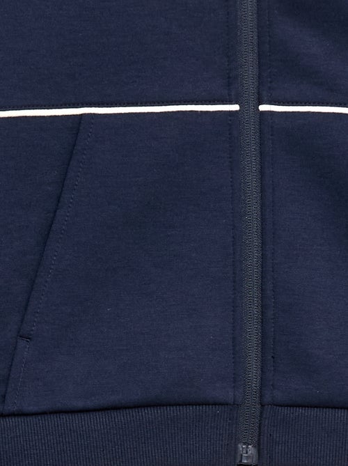 Sweat avec ouverture zippée - Kiabi