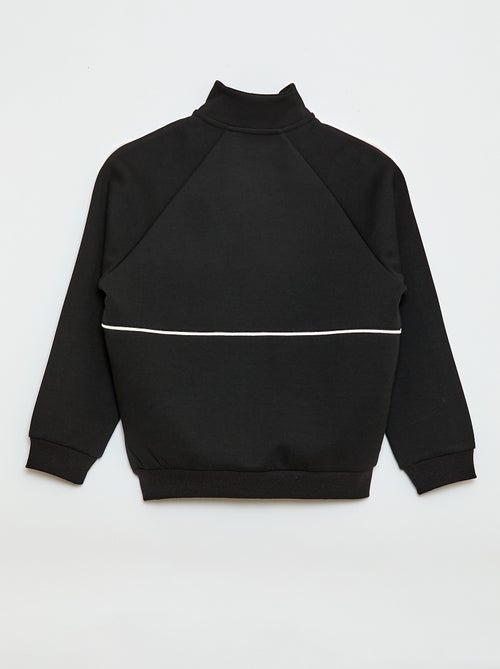 Sweat avec ouverture zippée - Kiabi