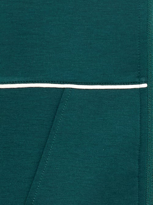 Sweat avec ouverture zippée - Kiabi