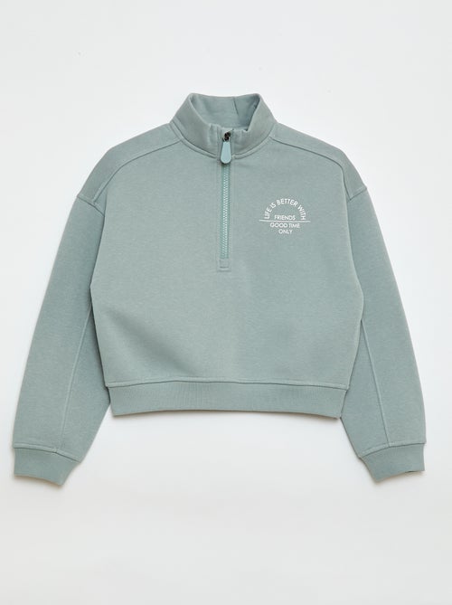 Sweat camionneur uni - Kiabi