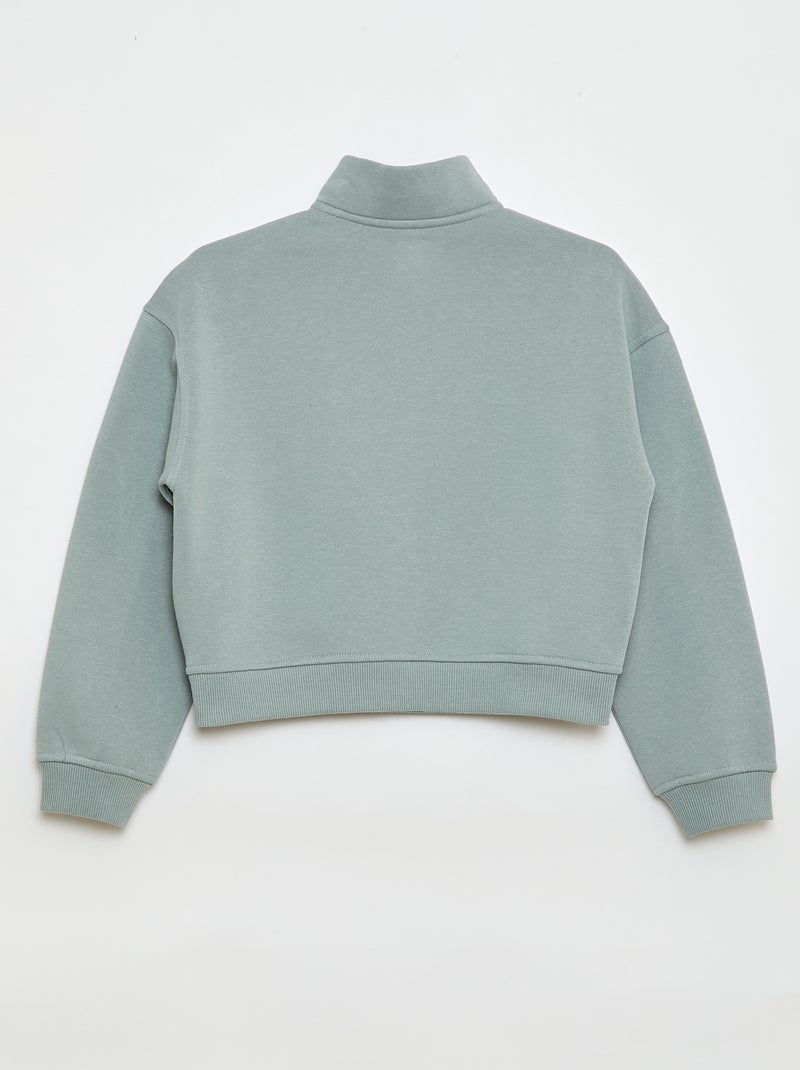 Sweat camionneur uni Bleu - Kiabi