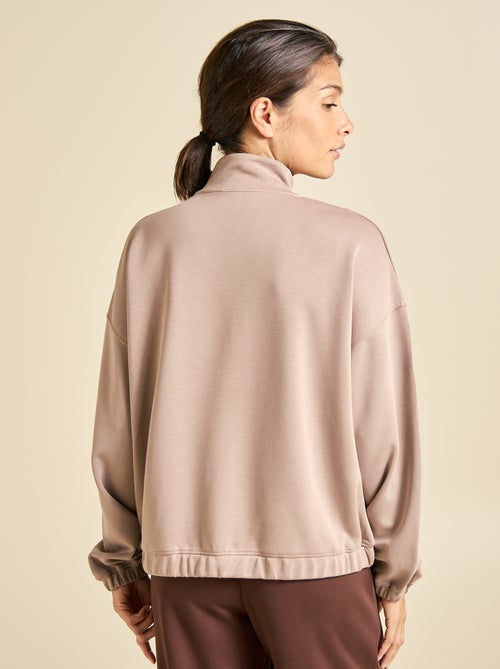 Sweat col camionneur - ekstract - Kiabi