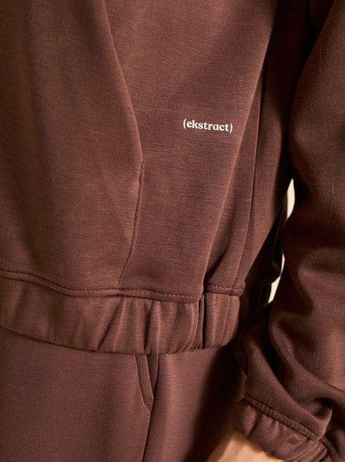 Sweat col camionneur - ekstract - Kiabi
