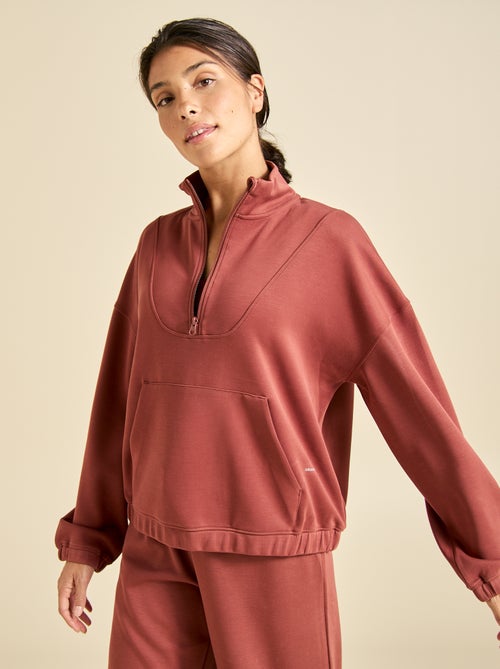 Sweat col camionneur - ekstract - Kiabi