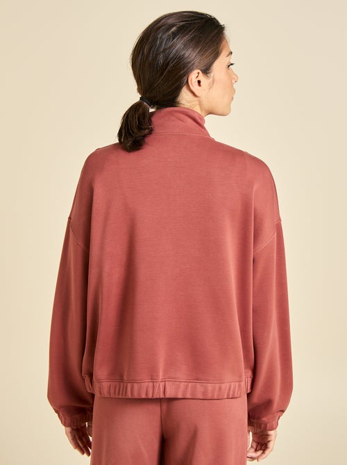 Sweat col camionneur - ekstract - Kiabi