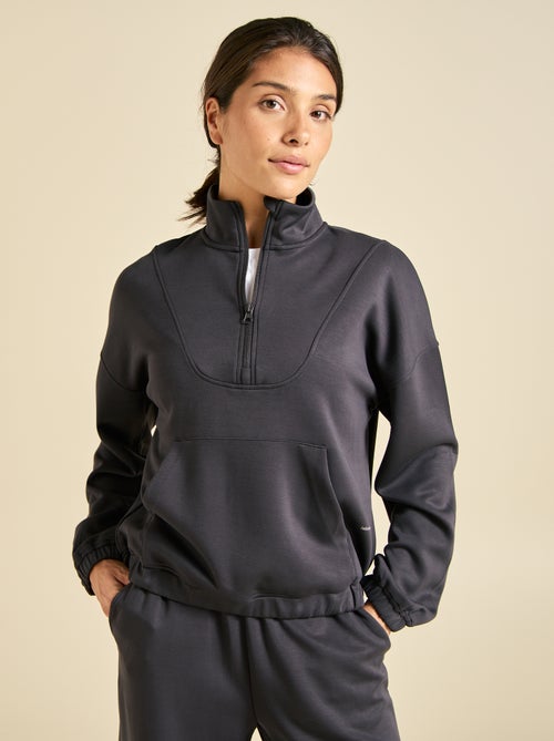 Sweat col camionneur - ekstract - Kiabi