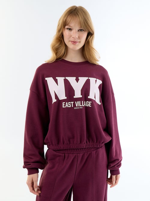 Sweat crop top - Kiabi