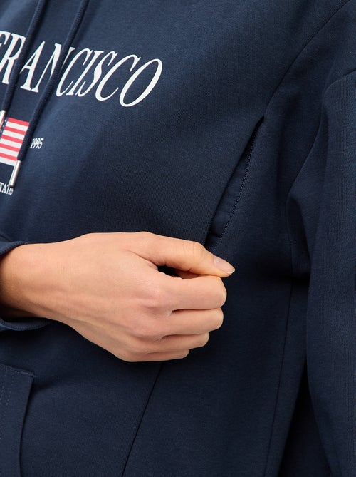 Sweat d'allaitement à capuche - Kiabi