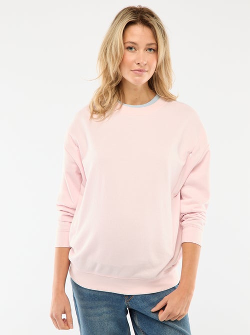 Sweat d'allaitement en molleton - Kiabi