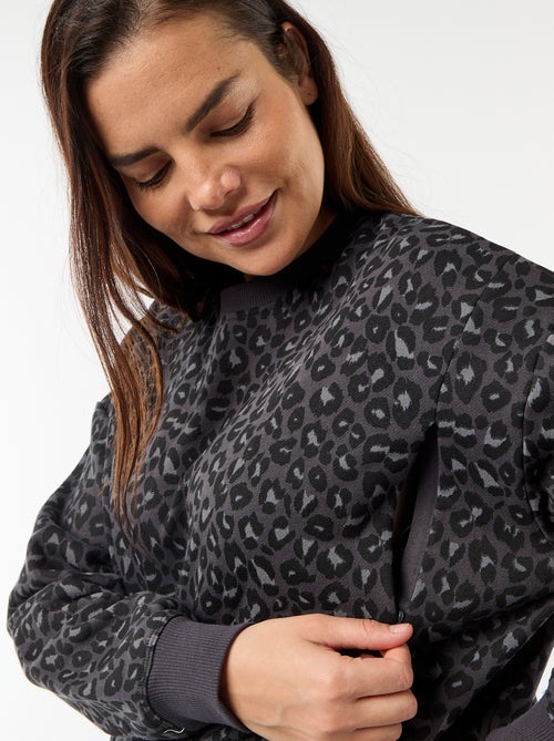 Sweat d'allaitement imprimé - Kiabi