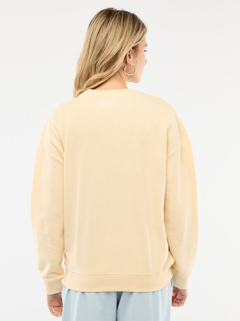 Sweat d'allaitement Jaune - Kiabi