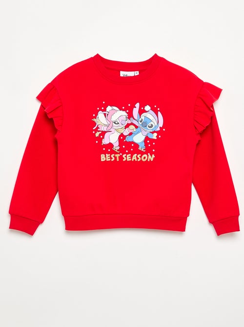Sweat de Noël à manches longues 'Stitch Disney' - Kiabi