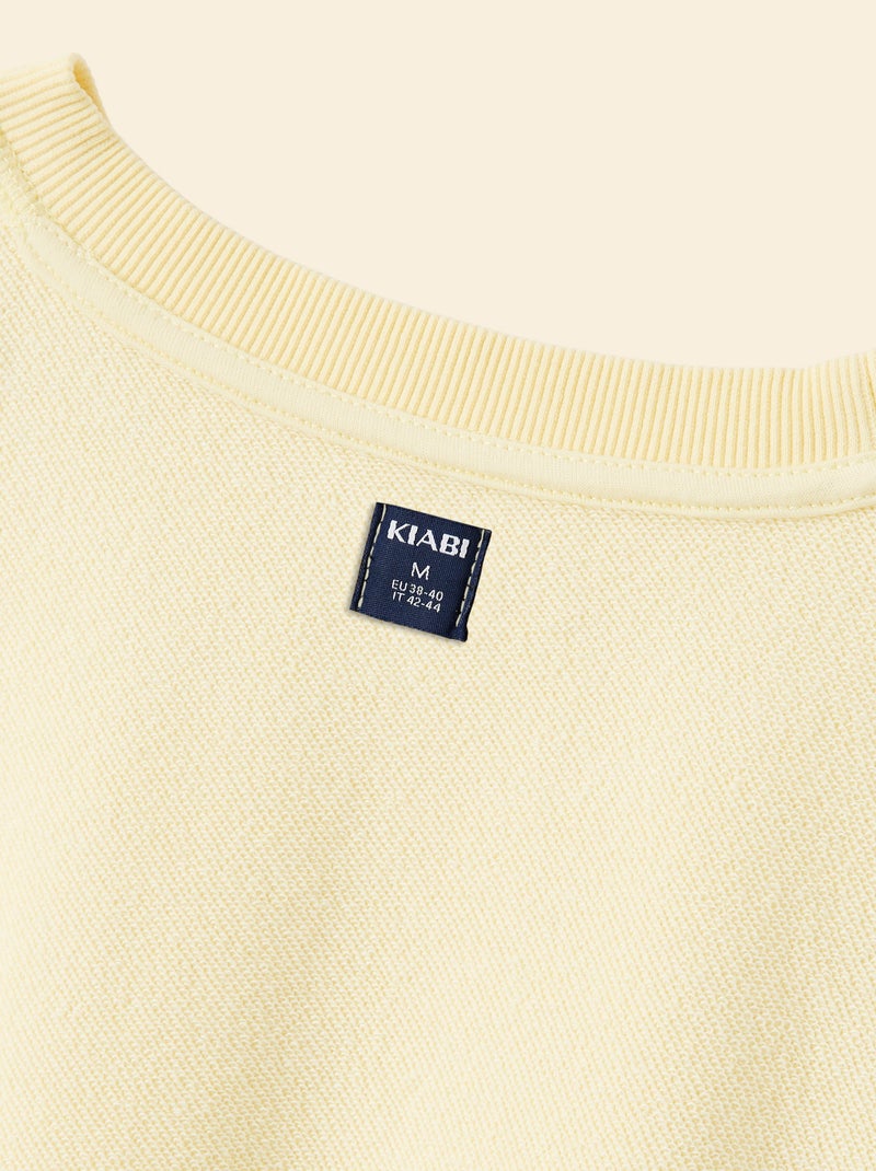 Sweat de sport Jaune - Kiabi