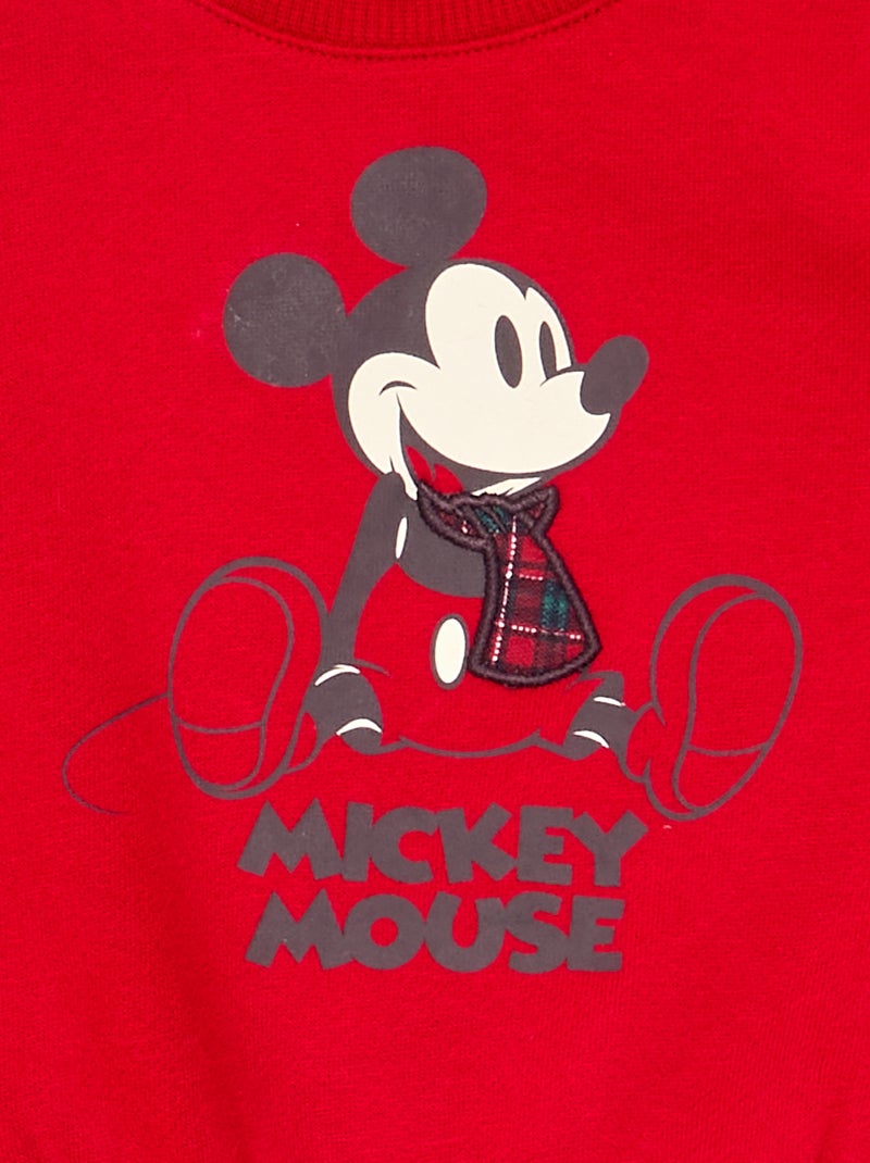 Sweat 'Disney' à manches longues Rouge - Kiabi