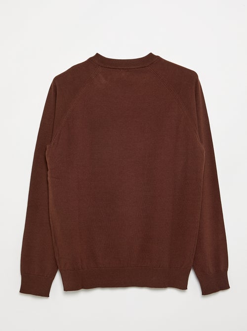 Sweat en maille - collection facile à enfiler - Kiabi