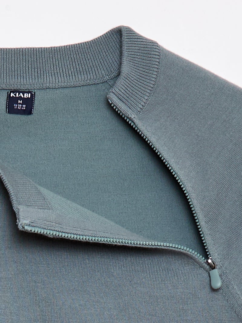 Sweat en maille - So Easy Bleu - Kiabi