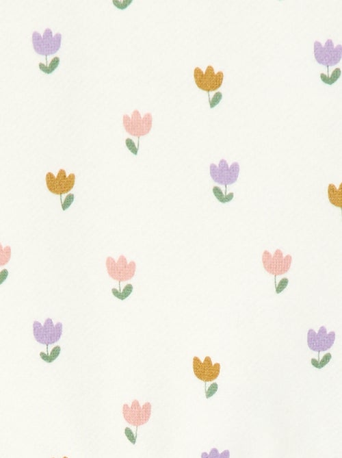 Sweat en molleton à motif - Kiabi