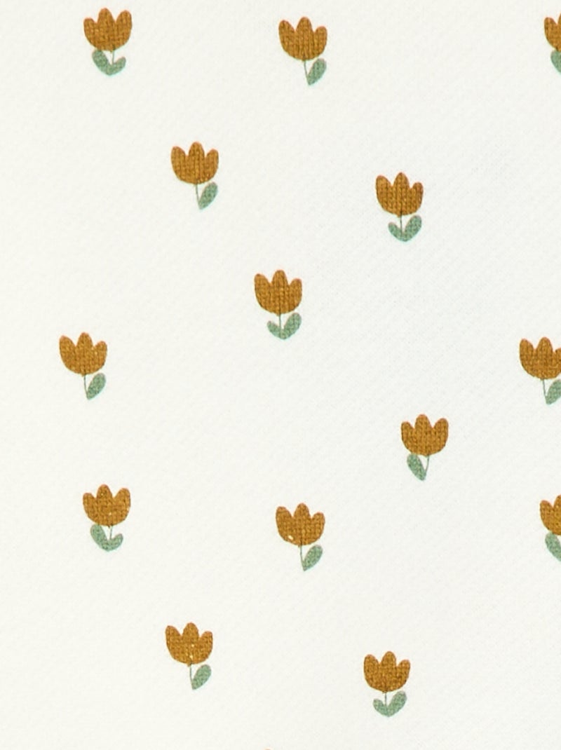 Sweat en molleton à motif Blanc - Kiabi