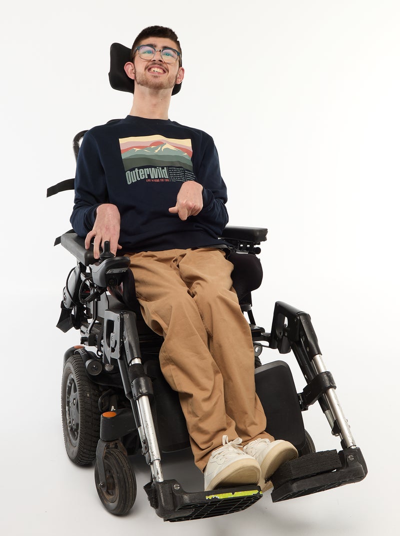 Sweat en molleton avec imprimé - So Easy Bleu - Kiabi