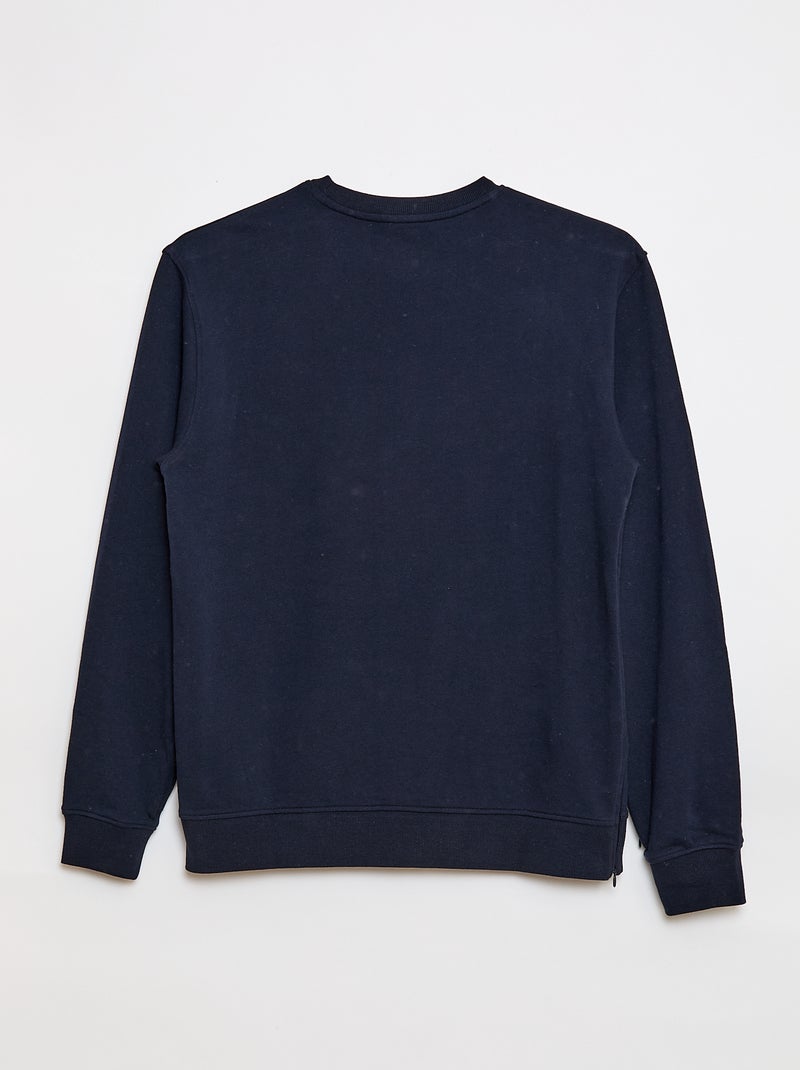 Sweat en molleton avec imprimé - So Easy Bleu - Kiabi