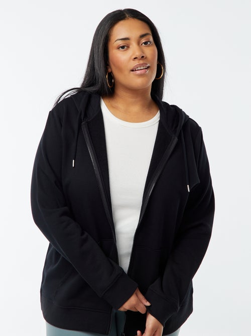 Sweat en molleton chaud à capuche - Kiabi