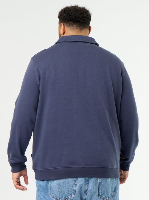 Sweat en molleton col polo - Kiabi Sweat en molleton col polo - Kiabi