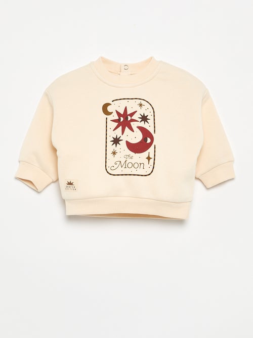 Sweat en molleton imprimé - Kiabi Sweat en molleton imprimé - Kiabi