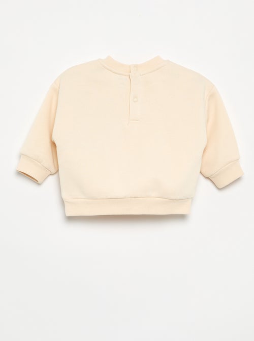 Sweat en molleton imprimé - Kiabi Sweat en molleton imprimé - Kiabi
