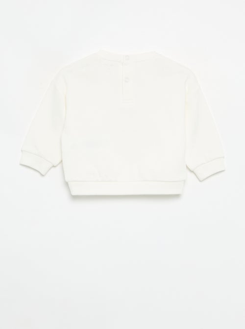 Sweat en molleton imprimé - Kiabi Sweat en molleton imprimé - Kiabi