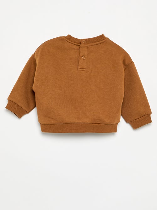 Sweat en molleton imprimé - Kiabi