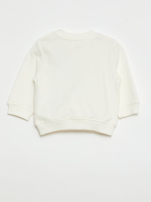 Sweat en molleton léger imprimé - Kiabi