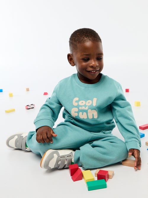 Sweat en molleton léger imprimé - Kiabi