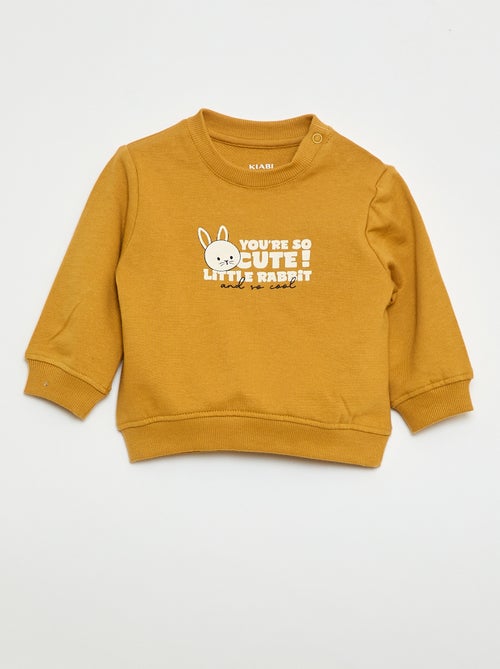 Sweat en molleton léger imprimé - Kiabi