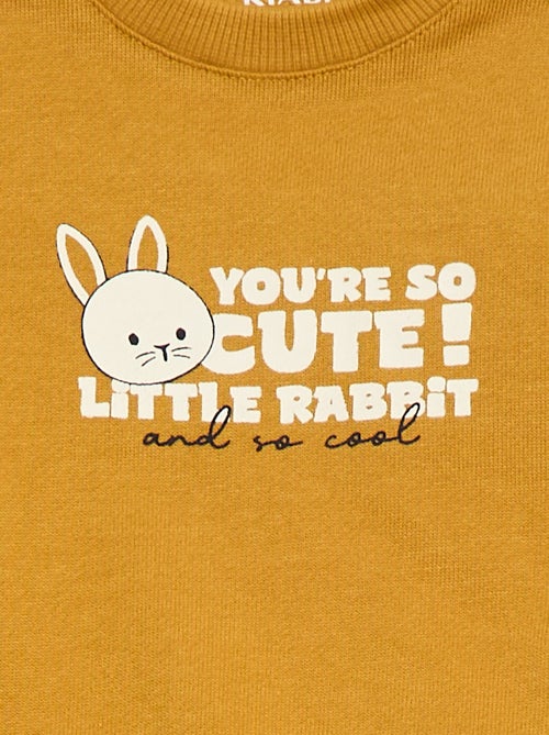 Sweat en molleton léger imprimé - Kiabi